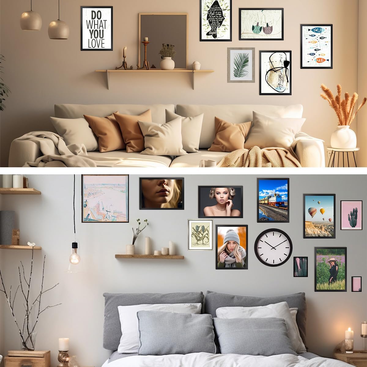 Magnetic Poster Frame Set (Pack of 5)A4