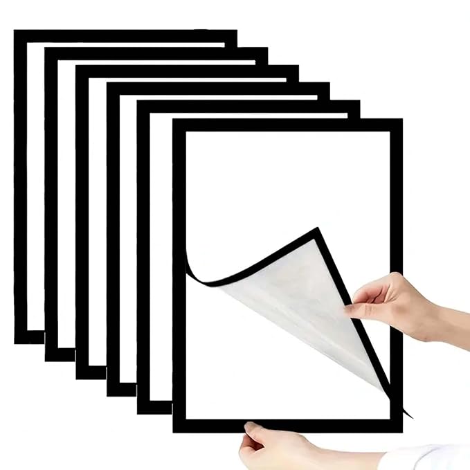 Magnetic Poster Frame Set (Pack of 5)A4